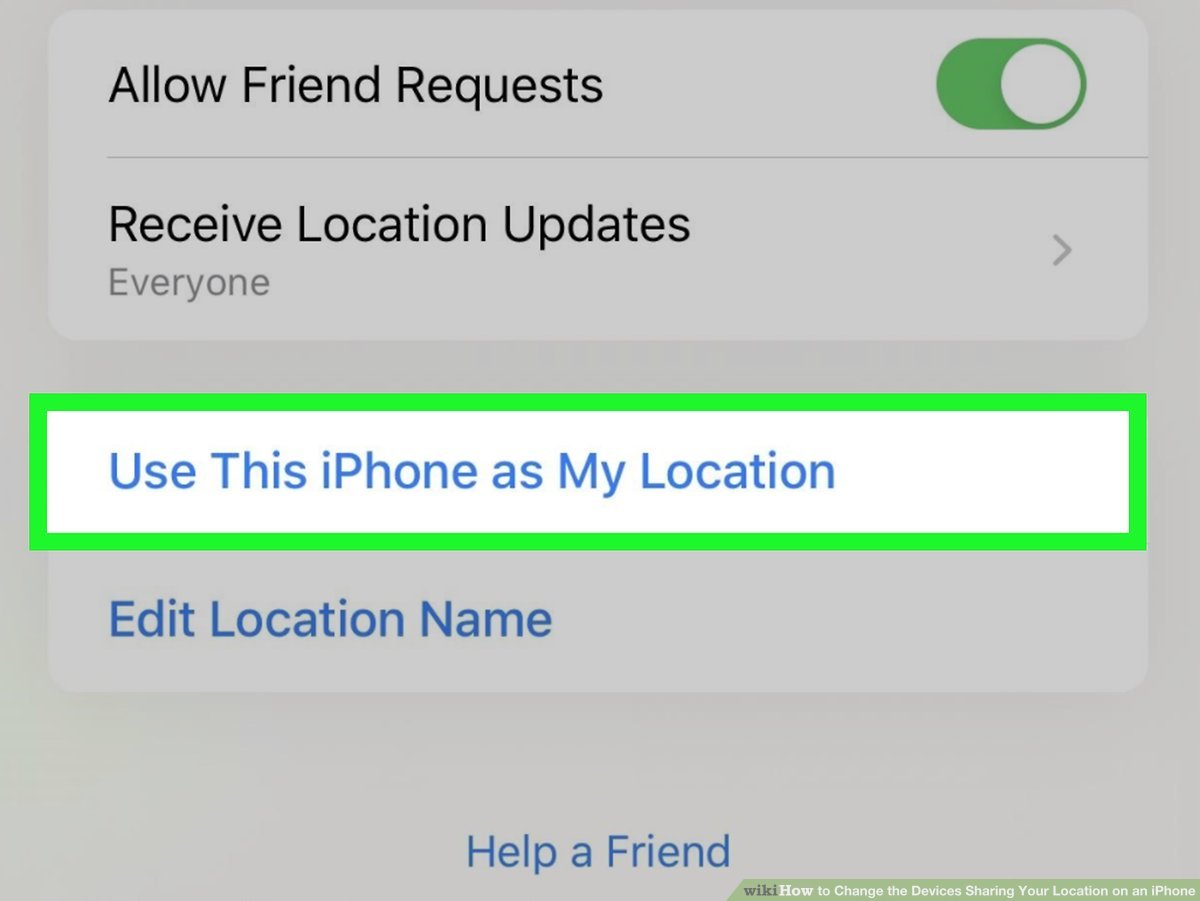 Using Another iOS Device's Location as your Own