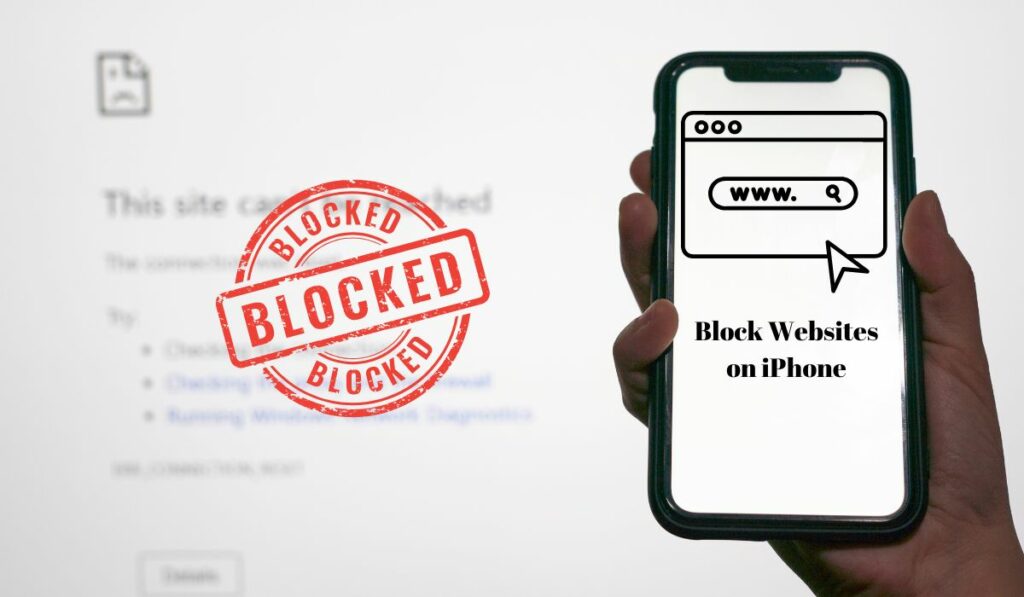 how to block websites on iphone